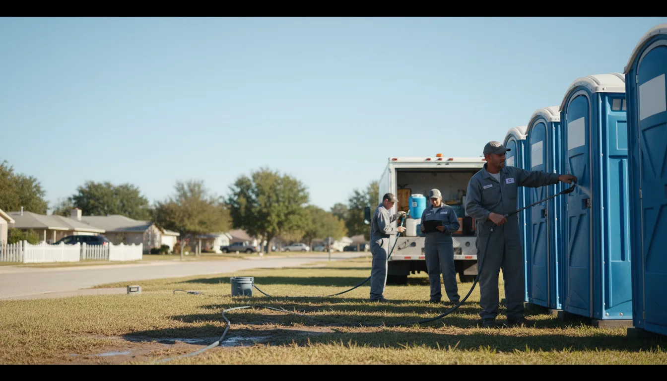 Long-Term Portable Toilet Rental in Fred, TX near me